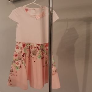 Ted Baker pink & white flower dress